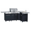 Professionelle L Style Powder Coated Gas BBQ Küche